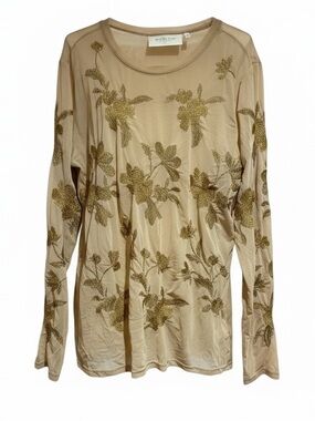 La Bellum sheer embroidered top